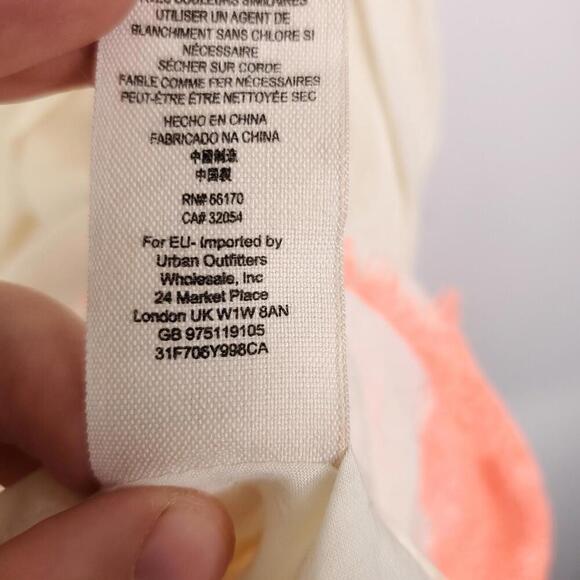 Free People Dress Womens 2 Lace Sheel Inlays Short Skater Fit Flare Side Zip - Picture 10 of 11